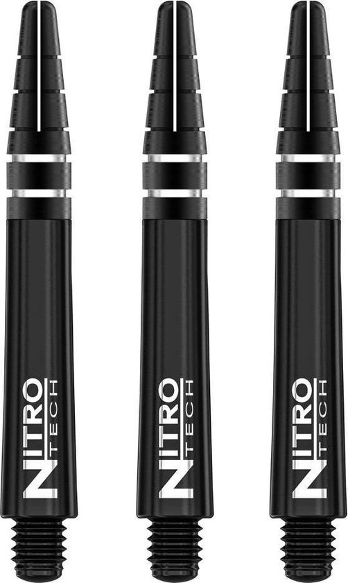 RedDragon Nitrotech DartShafts - Zwart - Short - () van Reddragon