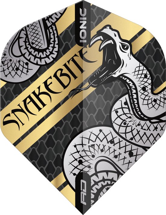 Reddragon Snakebite Ionic Coiled Snake Dart Flights - Goud van Reddragon