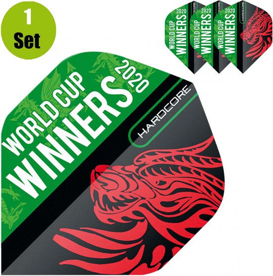 RedDragon World Cup Winners 2020 Dartflights van Red Dragon