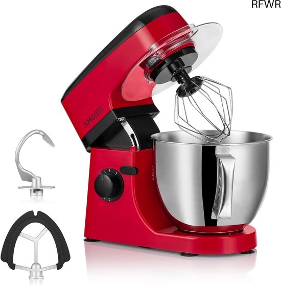 RFWR® Multifunctionele kneedmachine 1800 W met 5L kom en 8 snelheden van RFWR