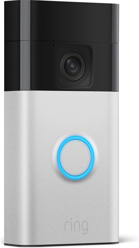 Ring Battery Video Doorbell - Draadloos - 1440p HD-video - Zilver van Ring