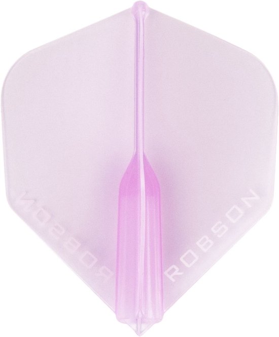 Robson Plus Crystal Clear Pink Std. - Dart Flights van Robson