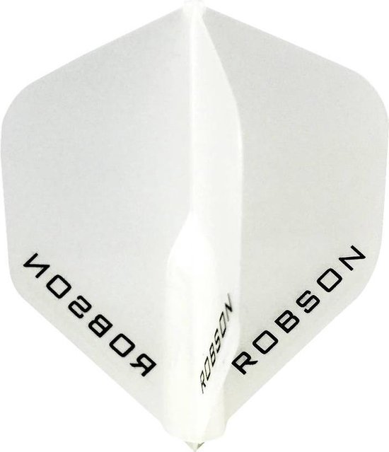 Robson Standaard Dartflights - Clear- () van Robson