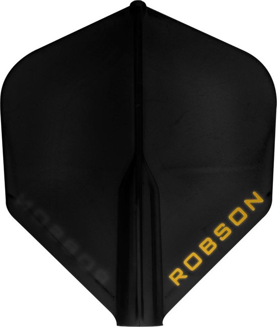 Robson Standaard Dartflights - Zwart- () van Robson