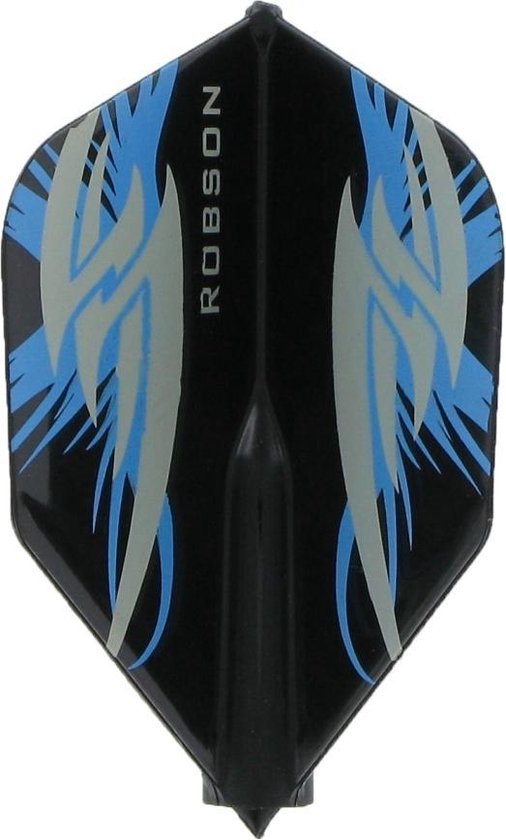 Robson Standaard Tribal Dartflights - Zwart
