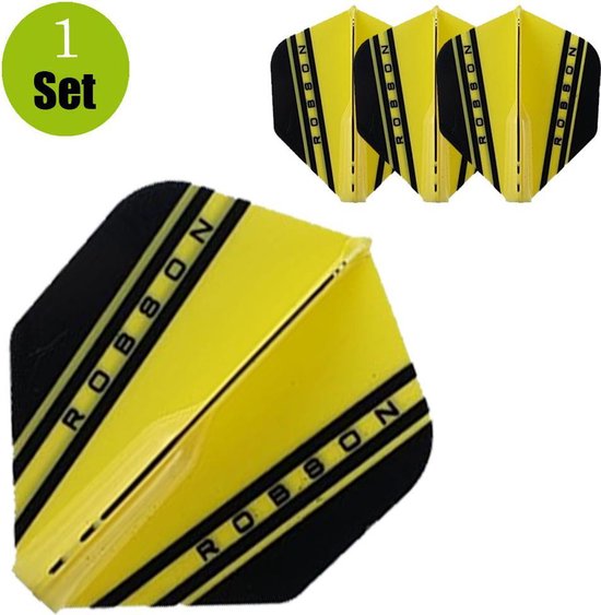 Robson Standaard V Dartflights - Geel van Robson