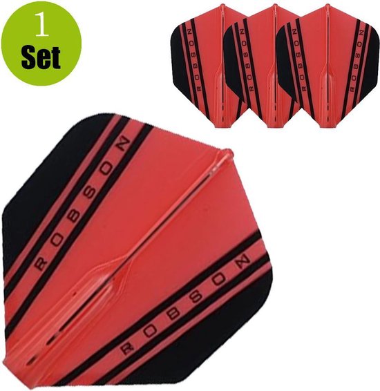 Robson Standaard V Dartflights - Rood- () van Robson