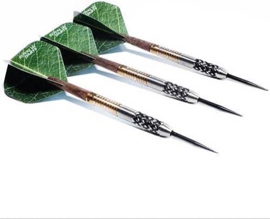 Royal Darts Green Line dartpijlen 26 gram - steeltip darts set. van Merkloos