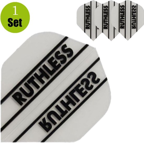 Ruthless Dart Flights - Wit- () van Ruthless