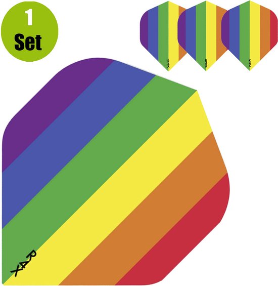 Ruthless Pride Flag Dartflights - Regenboog van Ruthless