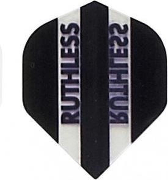 Ruthless Transparant Black - Dart Flights van Ruthless