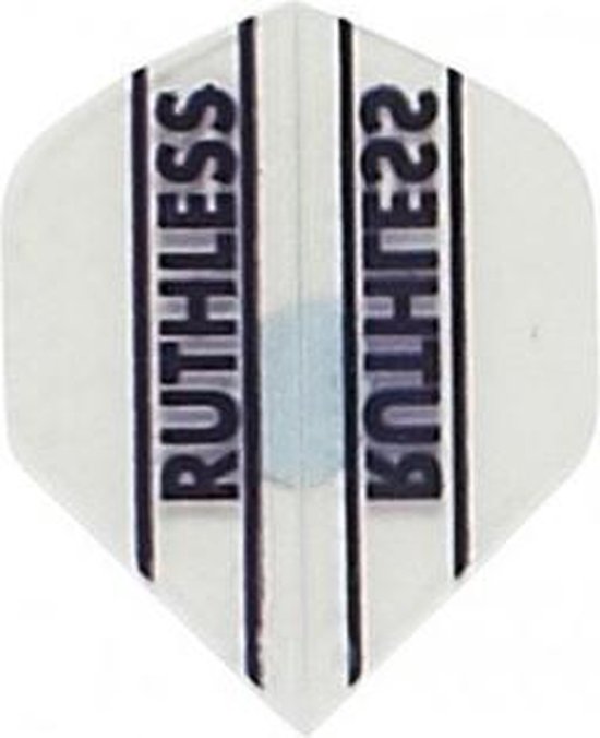 Ruthless Transparant Clear - Dart Flights van Ruthless