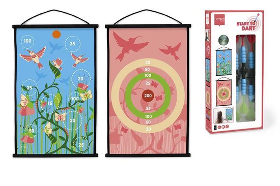 Scratch Active Play: Start To Dart Kolibries 38 x 60 cm van Scratch