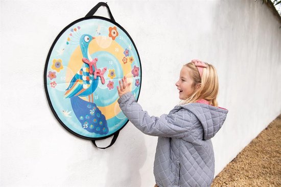 Scratch Gooispel Pauw Junior 60 Cm Polyester Blauw 4-delig van Scratch