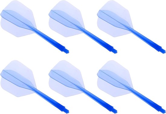 Set van 6 Plastic Dartpijlen met Schachten en Vleugels - Ideaal voor Dartsport, Accessoires en Spelplezier