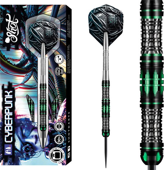 Shot AI Cyberpunk 90% - Dartpijlen van Shot!