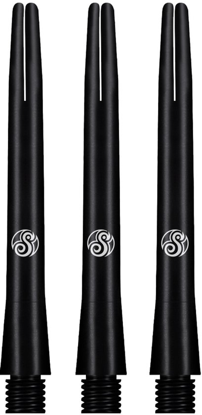 Shot Aluminium Black - Dart Shafts van Shot!