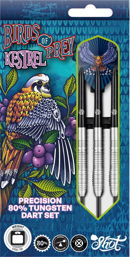 Shot Birds Of Prey Kestrel 80% - Dartpijlen 24 Gram van Shot!