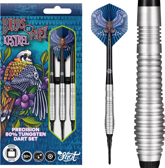 Shot Birds Of Prey Kestrel 80% Soft Tip - Dartpijlen van Shot!