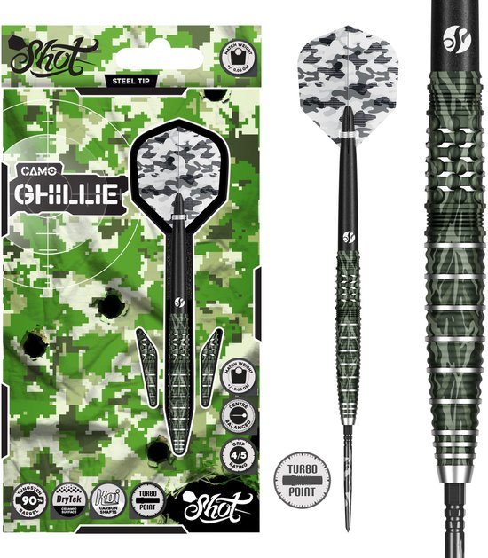 Shot Camo Ghillie Turbo Point 90% - Dartpijlen van Shot!