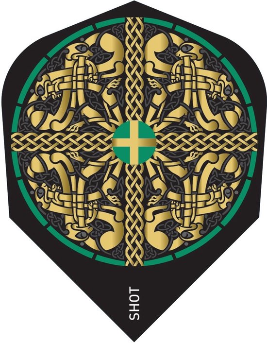 Shot - Celt Cernunnos Std.6 - Dart Flights van Merkloos