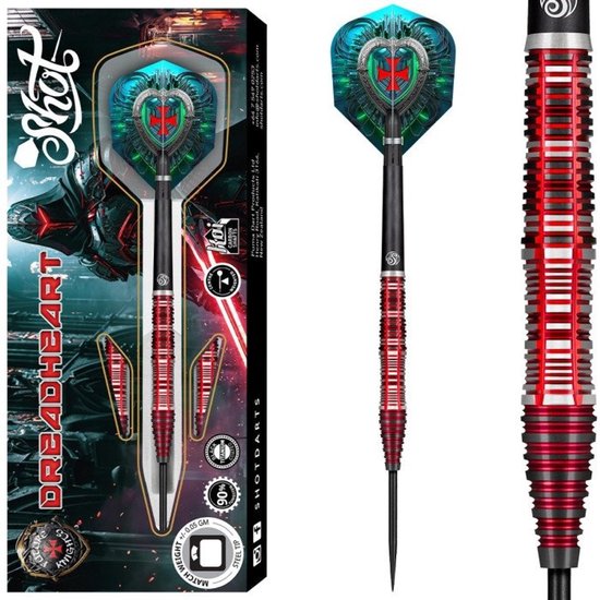 Shot Future Knights Dreadheart 90% - Dartpijlen van Shot!