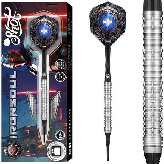 Shot Future Knights Ironsoul 90% - Soft Tip Darts