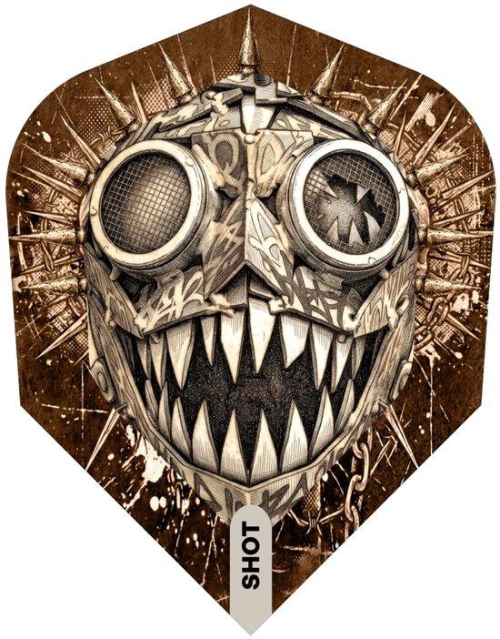 Shot Gnarly Gnasha NO6 - Dart Flights van Shot!