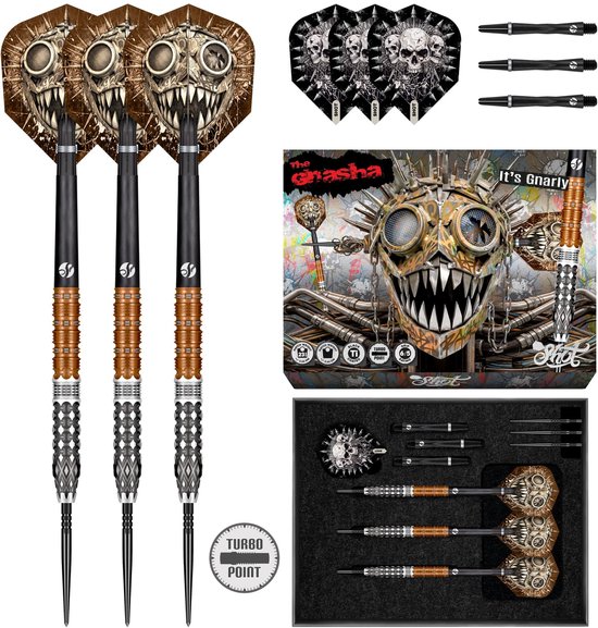 Shot Gnarly Gnasha Turbo Point 95% - Dartpijlen