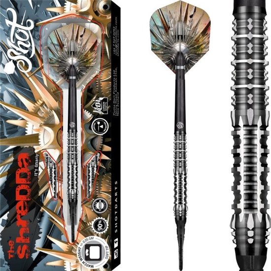Shot Gnarly Shredda 90% - Soft Tip Darts