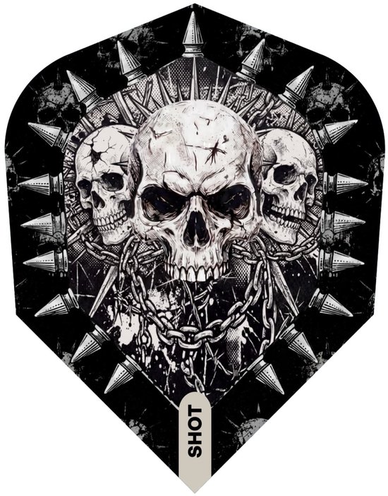 Shot Gnarly Skulls NO6 - Dart Flights