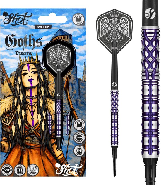 Shot Goths Visara 90% - Soft Tip Darts