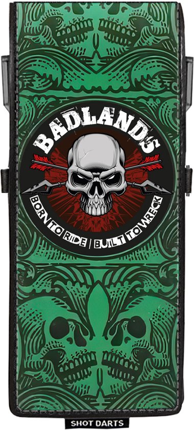 Shot Inked Dart Case Badlands Green - Dart Case van Merkloos