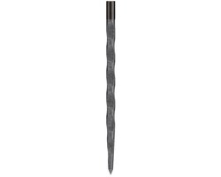 Shot Jurassic Silver Steel Points 35 mm