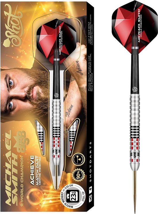 Shot Michael Smith Achieve 90% - Dartpijlen - 26 Gram van Shot!