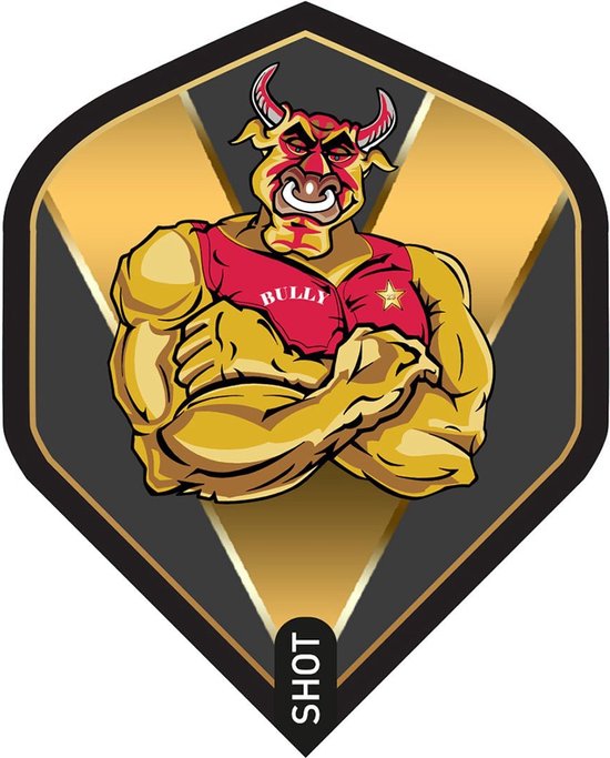 Shot Michael Smith Bully Boy Gold - Dart Flights van Shot!