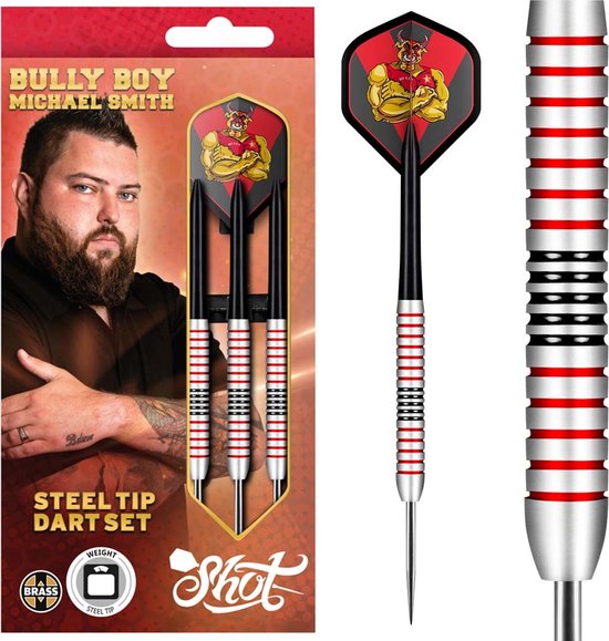 Shot Michael Smith Plated Brass - Dartpijlen