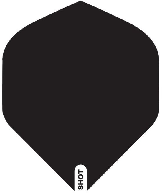 Shot Plain Black No.2 Dartflight