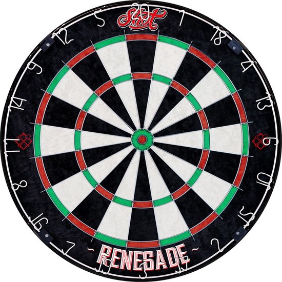 Shot Renegade Sisal Bristle Dartbord van Shot!