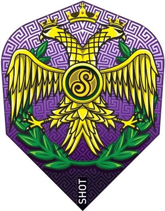 Shot Roman Empire Caesar Std.6 - Dart Flights van Merkloos