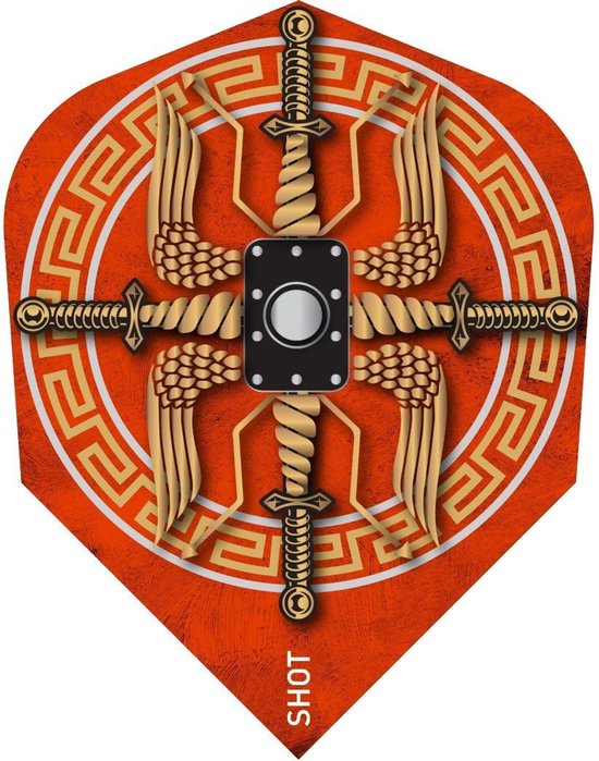 Shot -Roman Empire Centurion Std.6 - Dart Flights van Merkloos