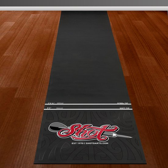 Shot Rubber Dart Mat 300x62 cm van Shot!