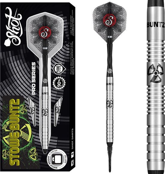 Shot Stowe Buntz 2.0 90% Soft Tip - Dartpijlen van Shot!