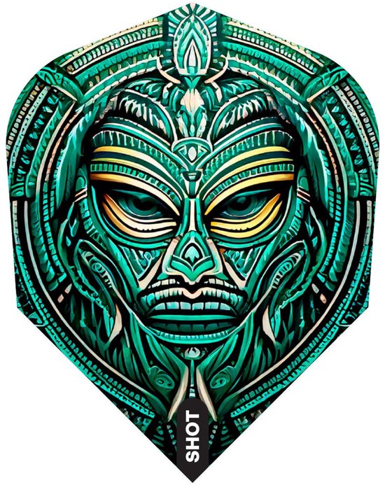 Shot Tribal Weapon Toki NO6 - Dart Flights van Merkloos