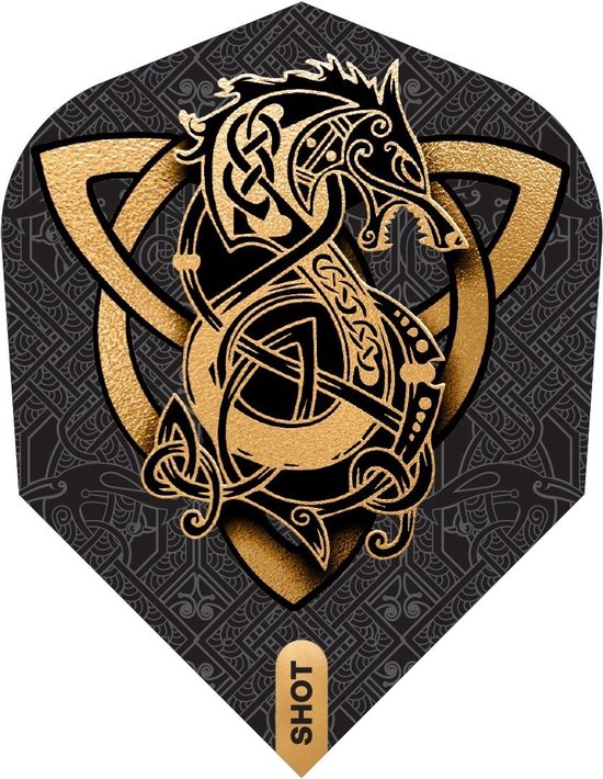 Shot Viking Wolf NO6 - Dart Flight van Shot!