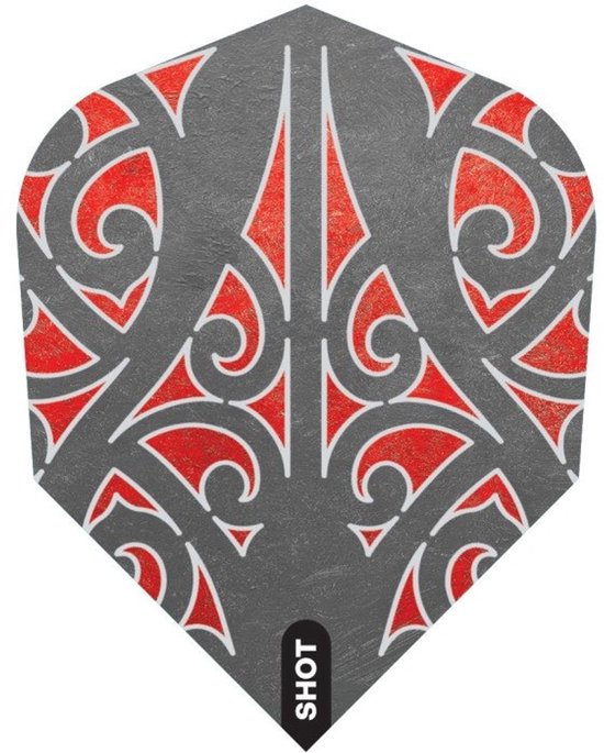 Shot Warrior Awe NO6 - Dart Flights van Merkloos