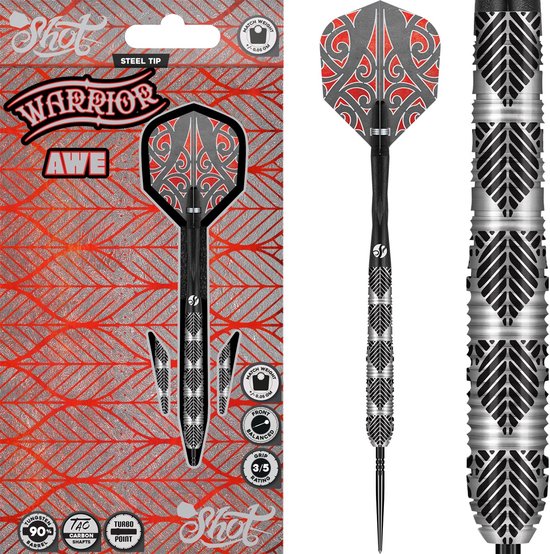 Shot Warrior Awe Turbo Point 90% - Dartpijlen