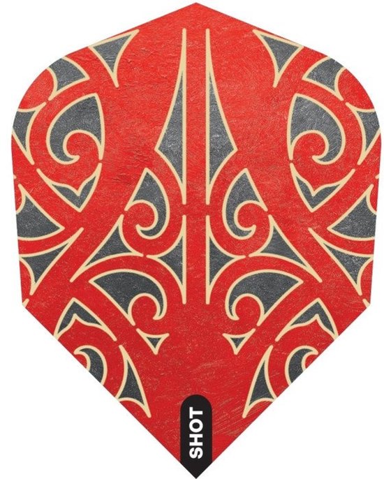 Shot Warrior Taiaha NO6 - Dart Flights van Merkloos