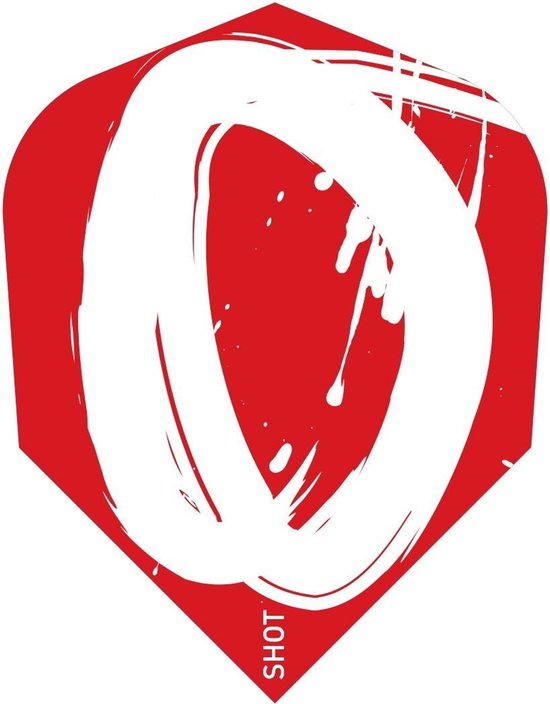 Shot -Zen Enso Std.6 - Dart Flights van Merkloos