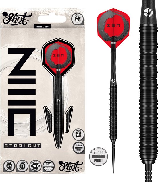 Shot Zen Straight Turbo Point 90% - Dartpijlen